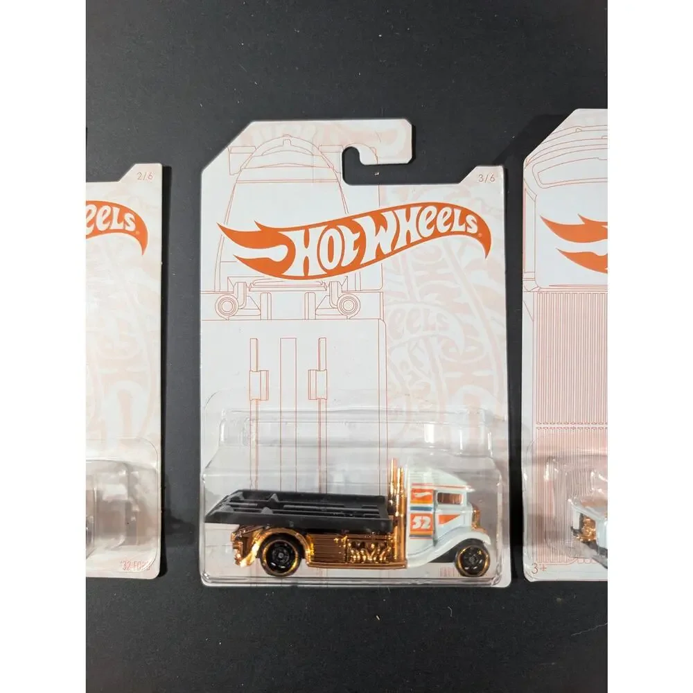 Hot Wheels 52nd Anniversary Pearl & Chrome Lot of 3 Sealed Die-Cast